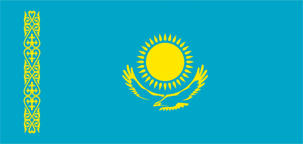 Флаг Казахстана